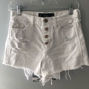 Distressed shorts